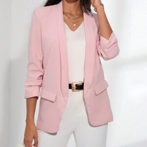 Elegant Pink Women's Blazer